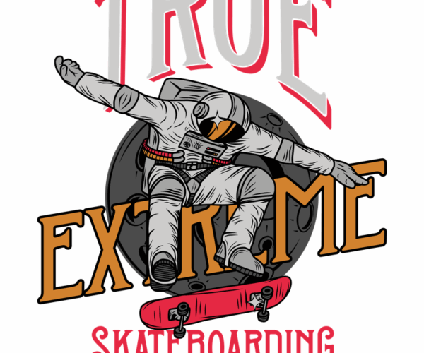 Astronaut Skateboarding - Extreme Space Sport