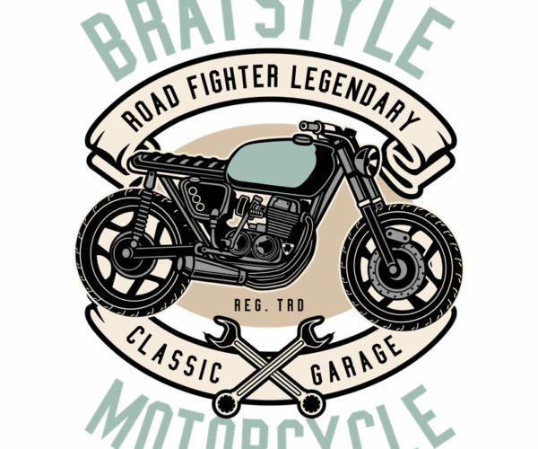 Brat Style - Classic Motorcycle Emblem