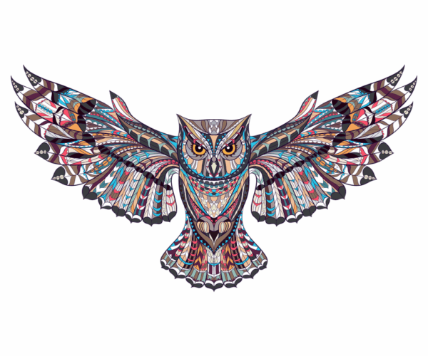 Ornamental Owl - Intricate Design