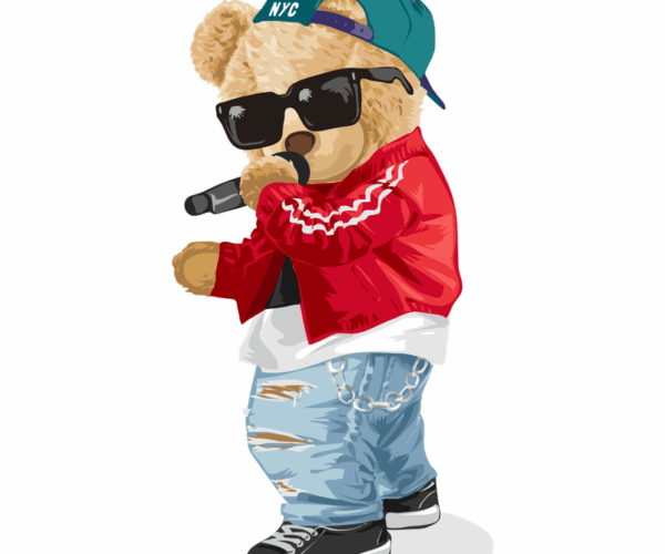 Hip Hop Teddy - Rapper Bear