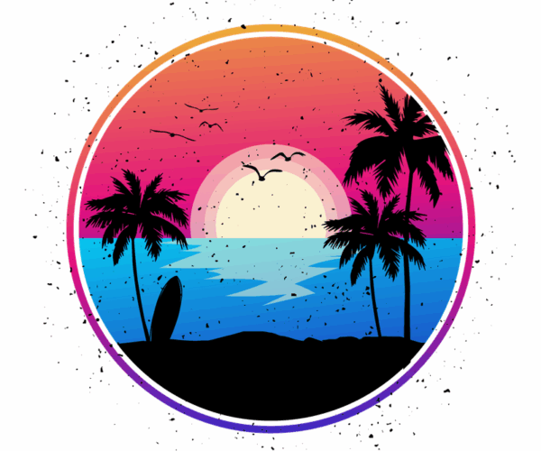 Beach Sunset - Tropical Getaway