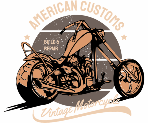 Vintage Chopper - American Classic
