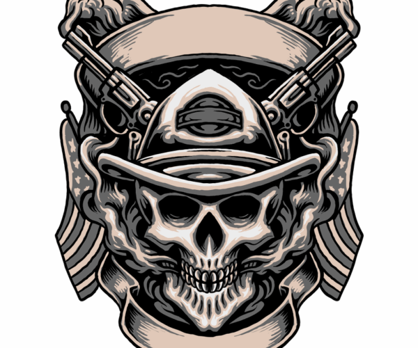 Cowboy Skull - Western Grit