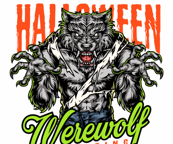 Rampaging Werewolf - Halloween Horror