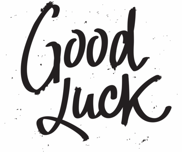 Good Luck - Brush Lettering