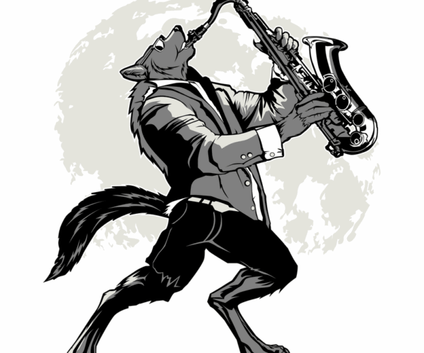 Saxophone Wolf - Midnight Serenade