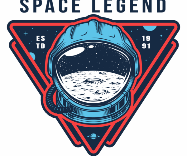 Space Legend - Astronaut Helmet Patch