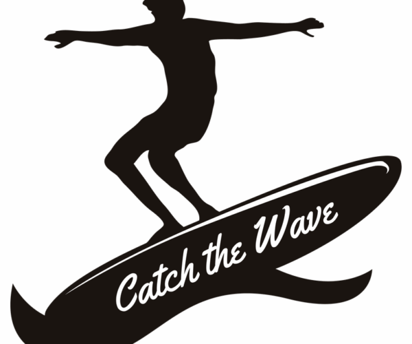 Catch the Wave - Surfer's Silhouette