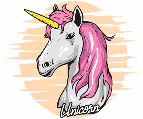 Pink Mane Unicorn - Fantasy Art