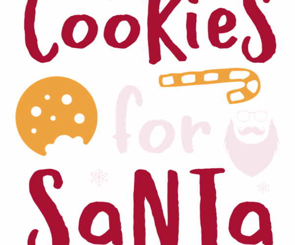 Cookies For Santa - Festive Holiday Design