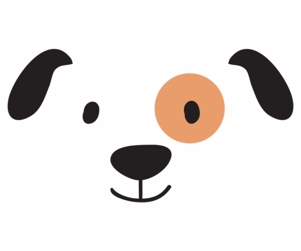 One-Eyed Pup - Cheerful Companion