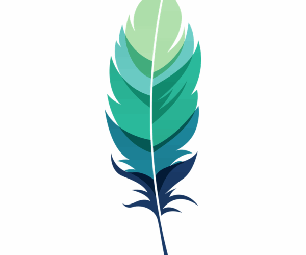 Feather - Teal Dream