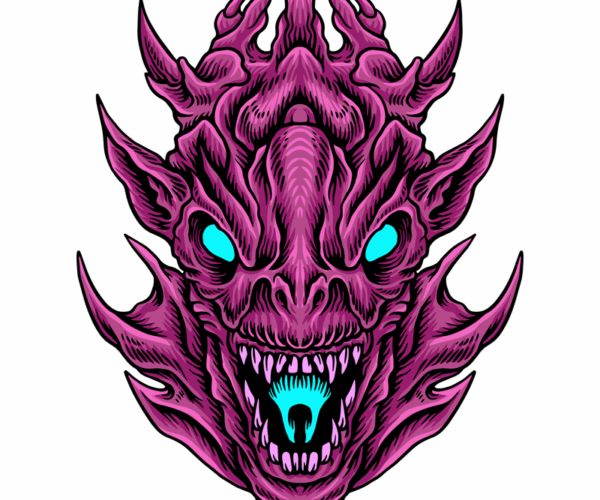 Dragon Head - Fiery Gaze