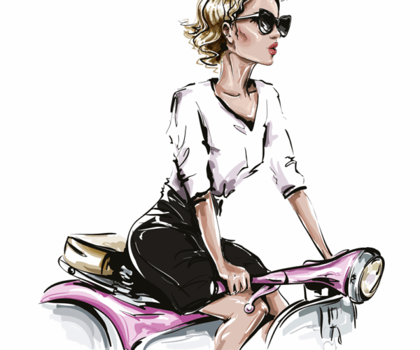 Scooter Girl - Retro Chic