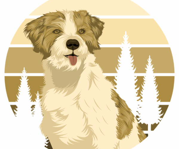 The Happy Traveler - Dog Portrait