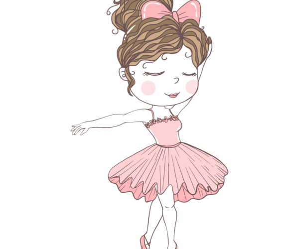 Ballerina Girl - Delicate Pose