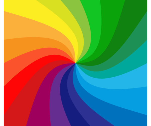 Rainbow Swirl - Vibrant Spectrum