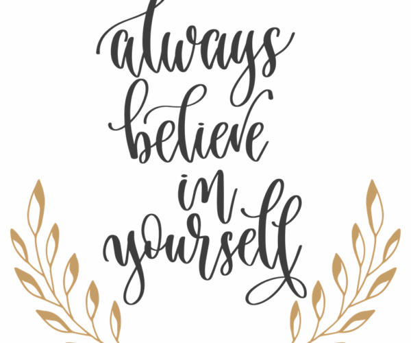 Calligraphic Quote - Motivational Design