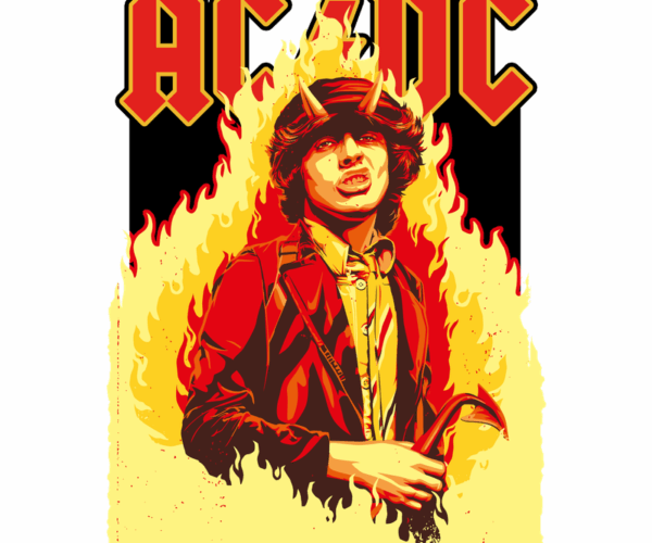 Angus Young - Fiery Guitar God
