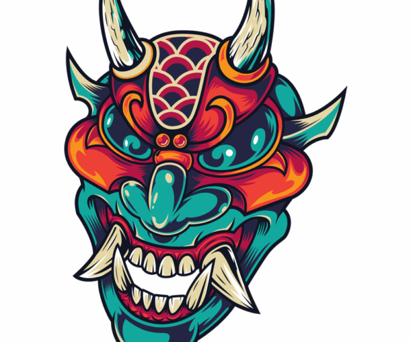 Oni Mask - Colorful Menace