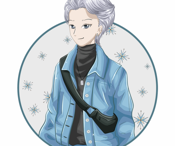Winter Style Guy - Anime Aesthetic