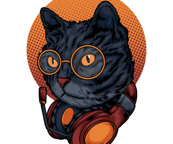 Gamer Cat - Geeky Cool