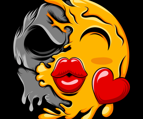 Kiss Emoji - Molten Death