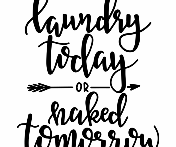 Laundry Rules - Humorous Typography
