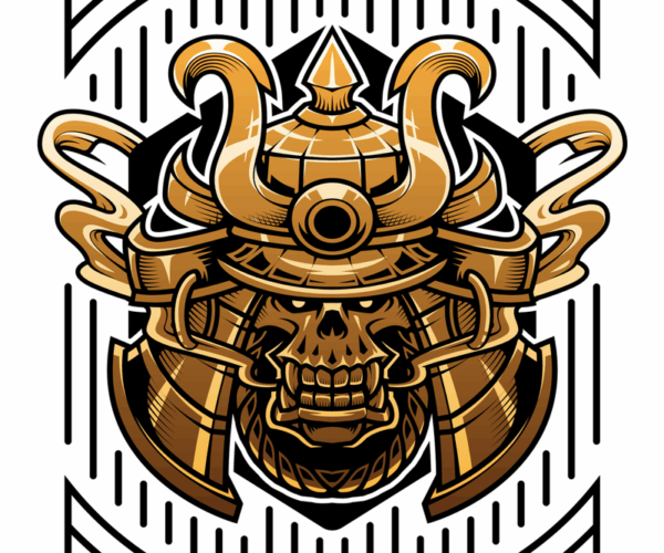 Skull Samurai - Golden Warrior