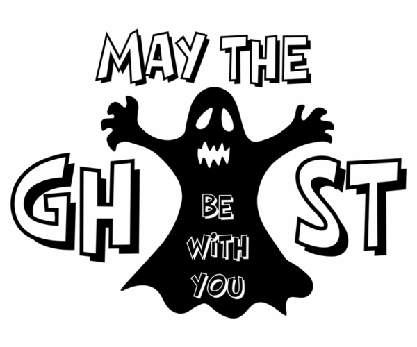Ghostly Greeting - Halloween Spirit