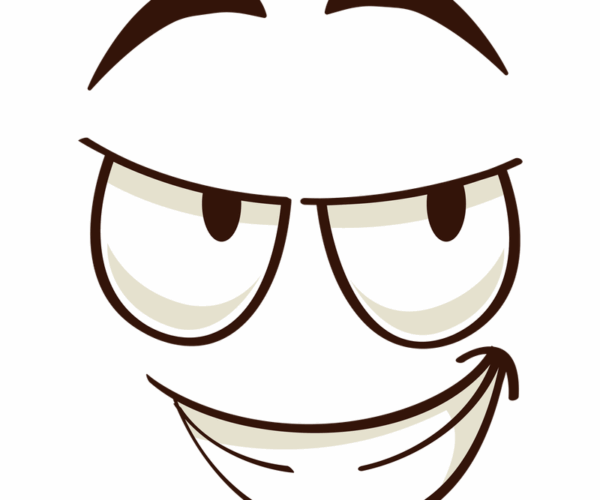 Smirking Face - Mischievous Grin