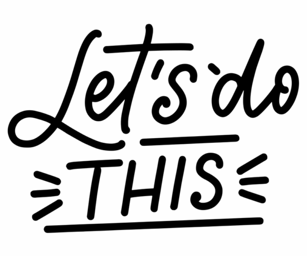 Motivational Typography - Let's Do This