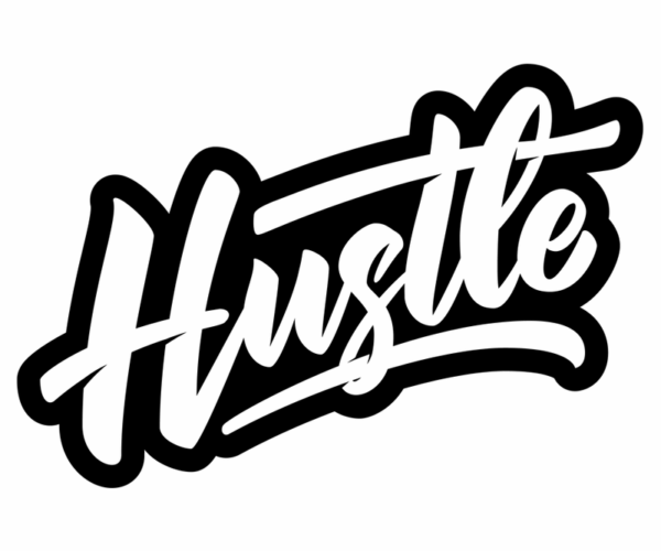 Hustle - Bold Typography
