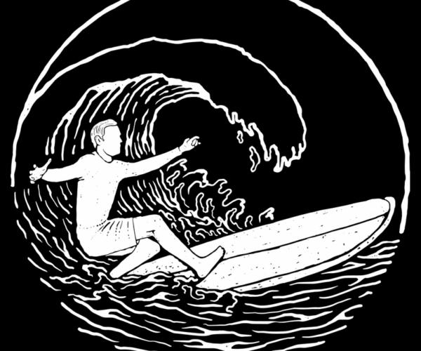 Surfer Dude - Barrel Ride