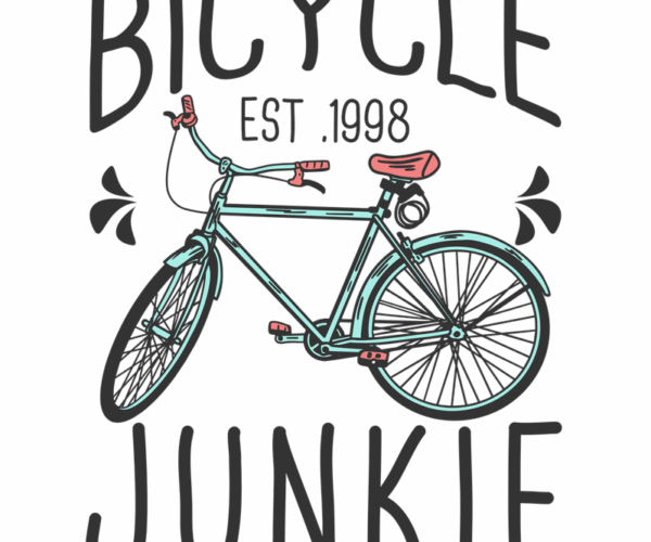 Bicycle Junkie - Vintage Design