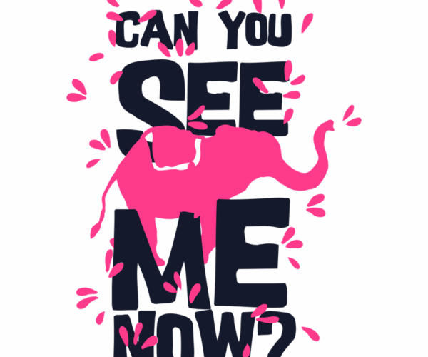 Elephantine Question - Playful Graphic