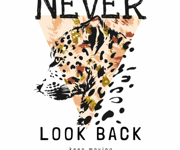 Leopard - Motivational Triangle Design