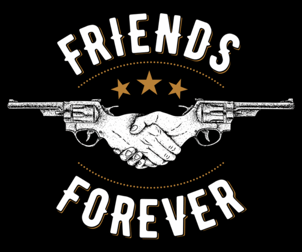 Handshake Pistols - Friendship Art