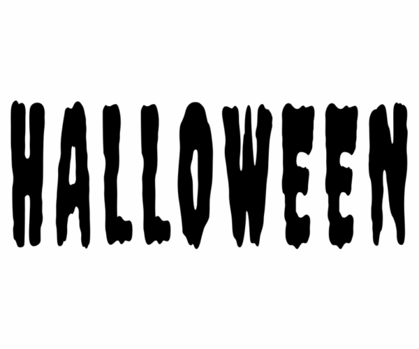 Halloween Text - Spooky and Bold