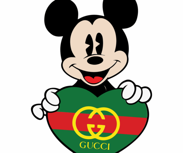Mickey Mouse - Gucci Heart