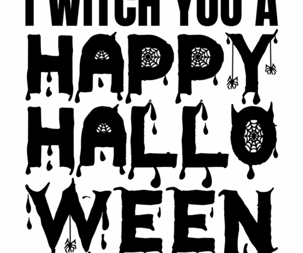 Spooky Typography - Happy Halloween