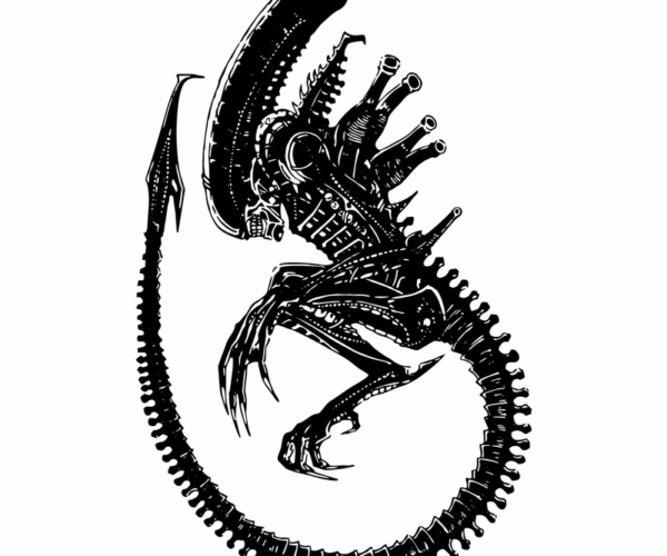 Xenomorph - Sinister Sci-fi Art