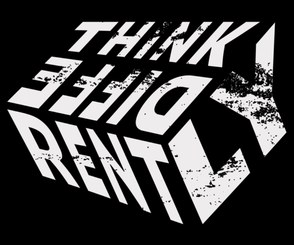 Think Differently - Distorted Cube