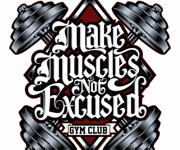 Make Muscles - Motivational Gym Club Design