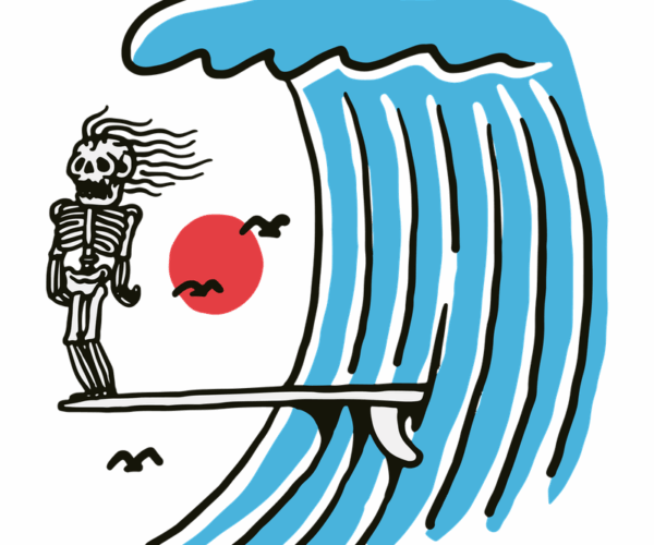 Skeleton Surfer - Sunset Wave