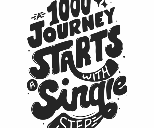 Single Step - Motivational Typography