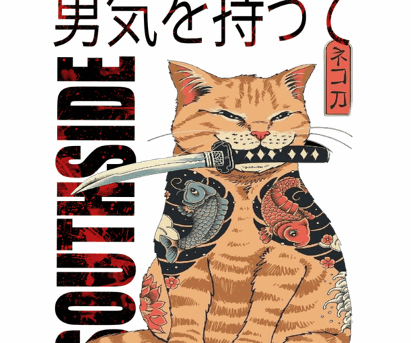 Samurai Cat - Tattoo Edition