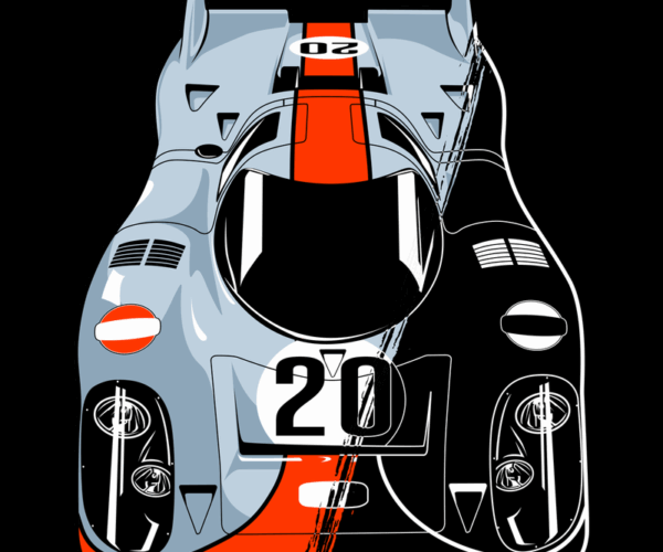 Racing Legend - Gulf Livery Tribute
