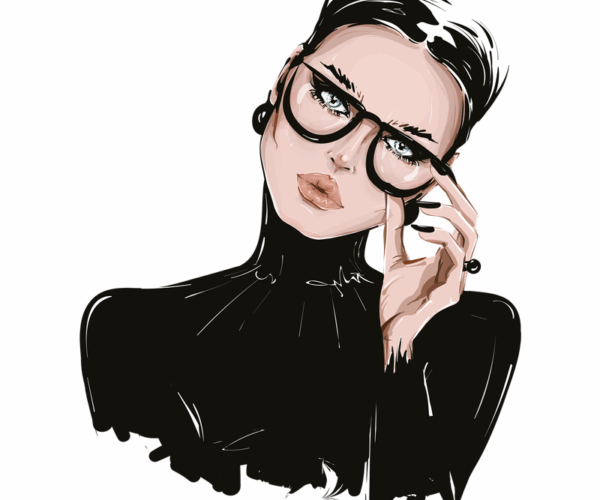 Intellectual Beauty - Fashionable Portrait
