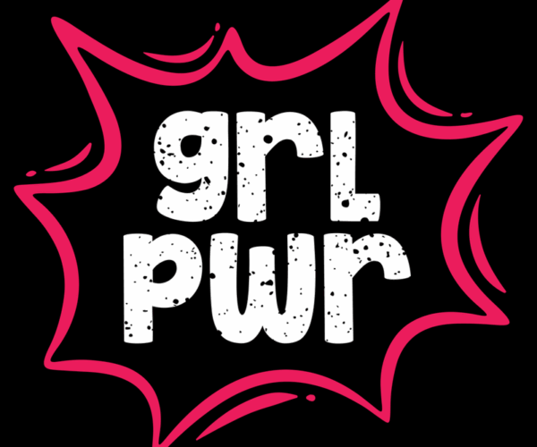 GRL PWR - Comic Style Explosion